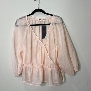 COPY - Levi’s Pink 3/4 Sleeve Blouse